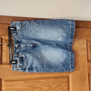Long Tall Sally denim skirt